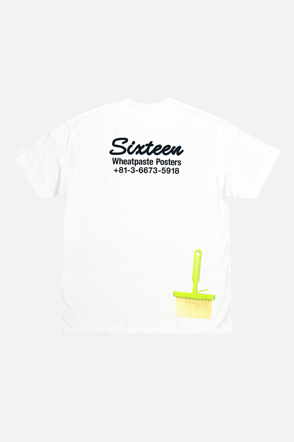Sixteen Wheatpaste Brush Tee シルクスクリーン4色分解 Tシャツ ウィートペーストTee 16オリジナル