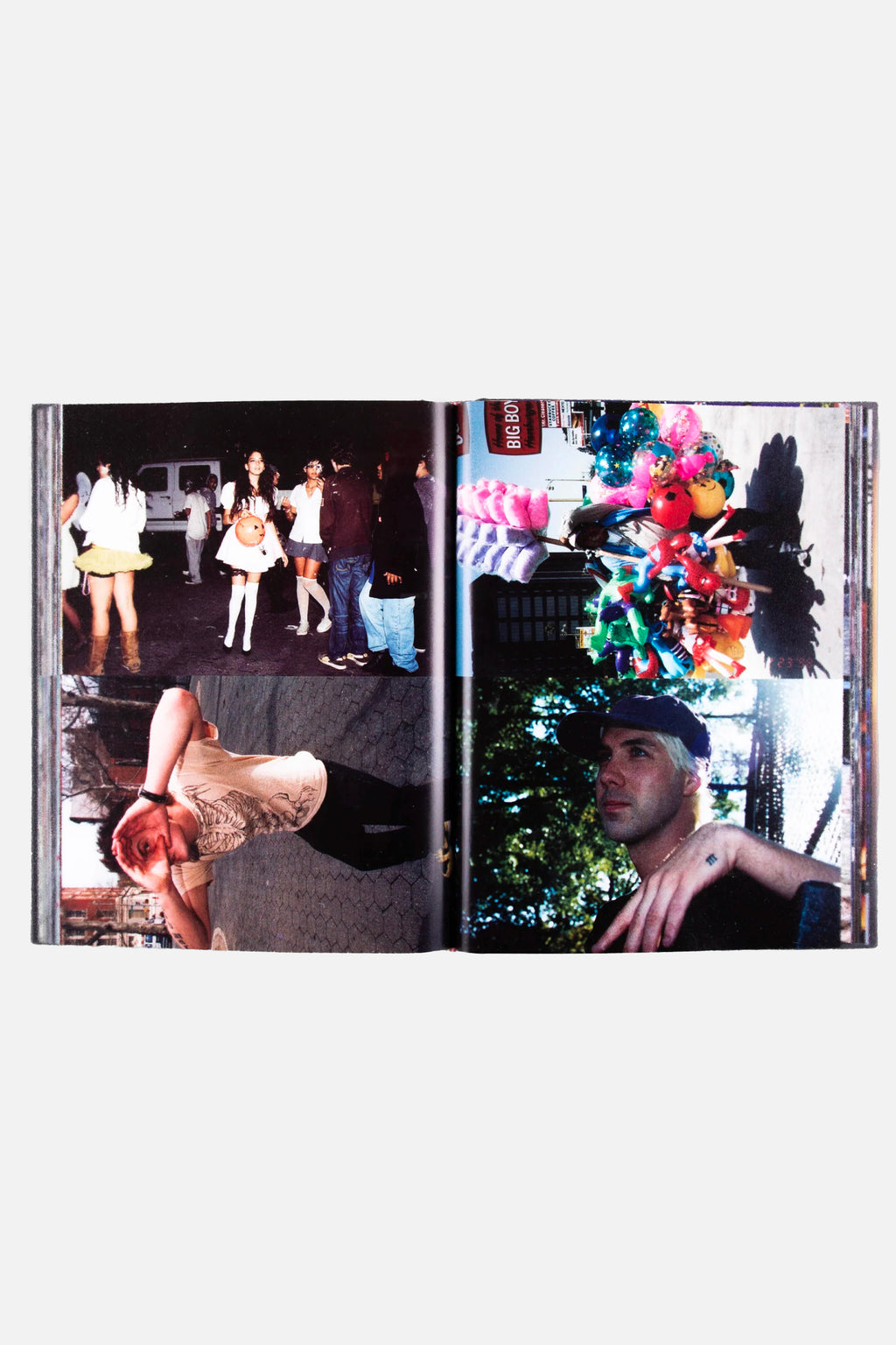 Interior spread from Alain Levitt NYC 2000–2005 photography book 8