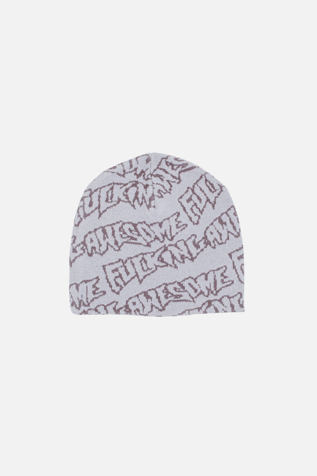 FA Stamp Repeat Skully beanie with all-over Fucking Awesome logo print back