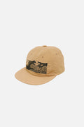 Soft Brim 6 Panel Cap Keep in Touch by Garbage made from recycled nylon blend