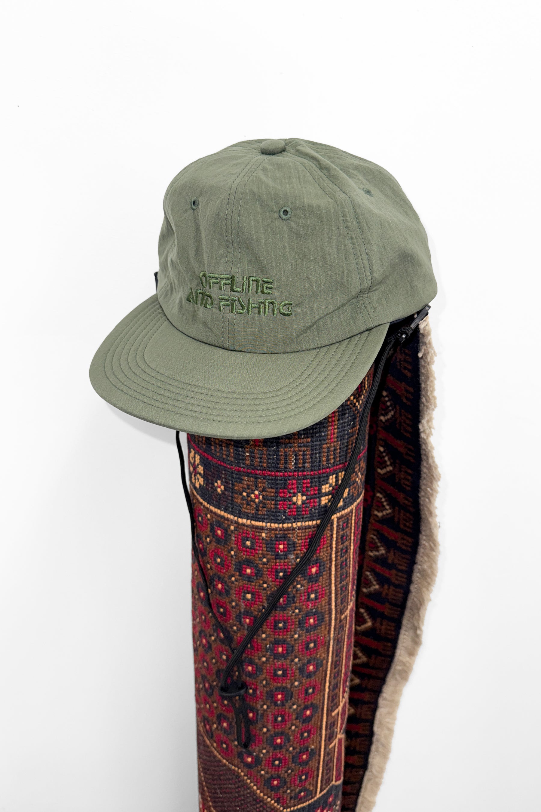 Soft Brim 6 Panel Cap w/ Chin Strap (Offline)