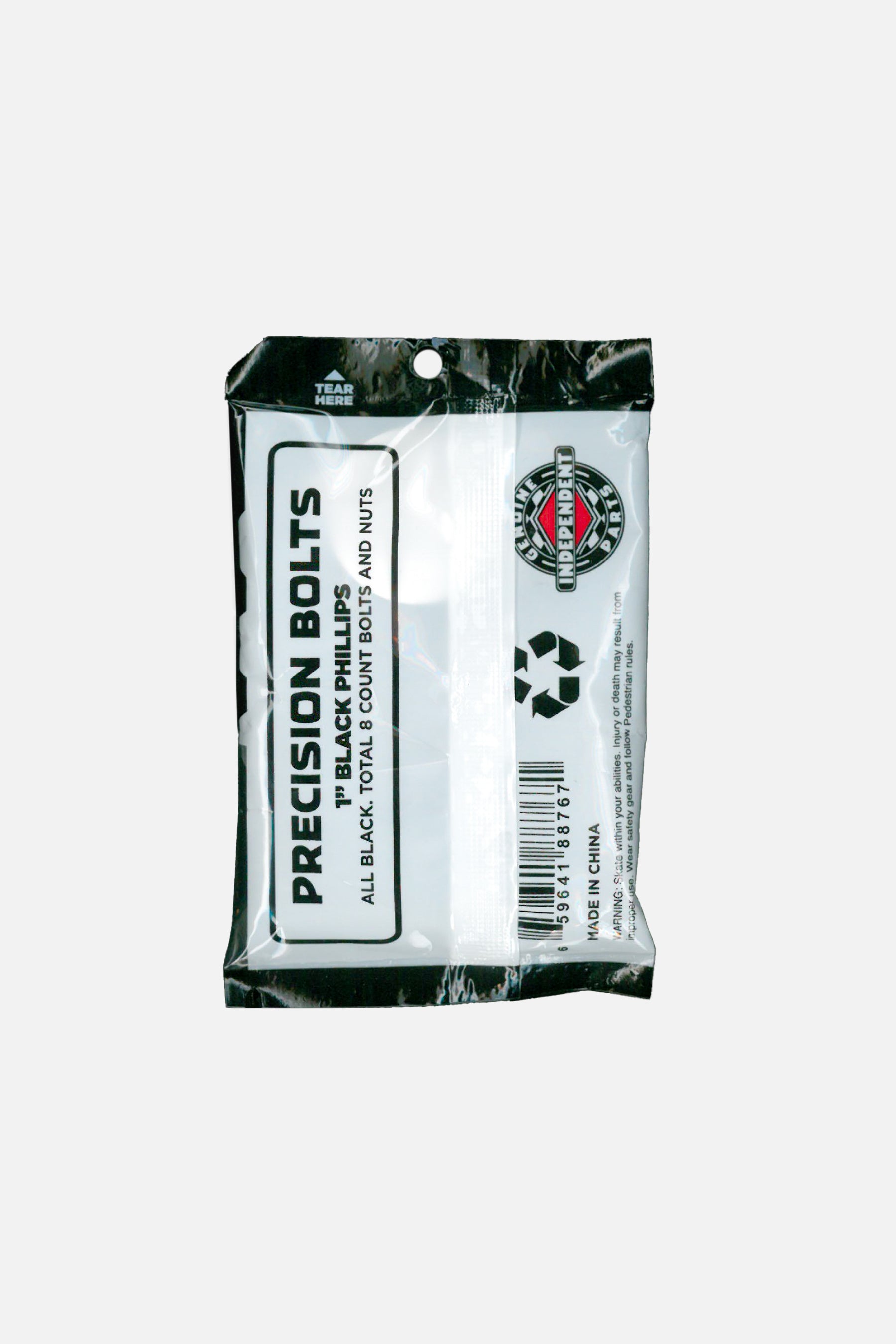 1" Black Phillips Cross Bolts