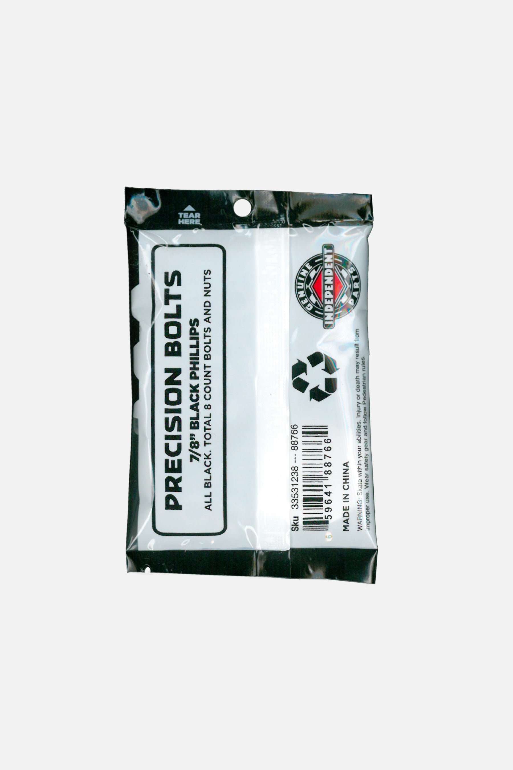7/8" Black Phillips Cross Bolts