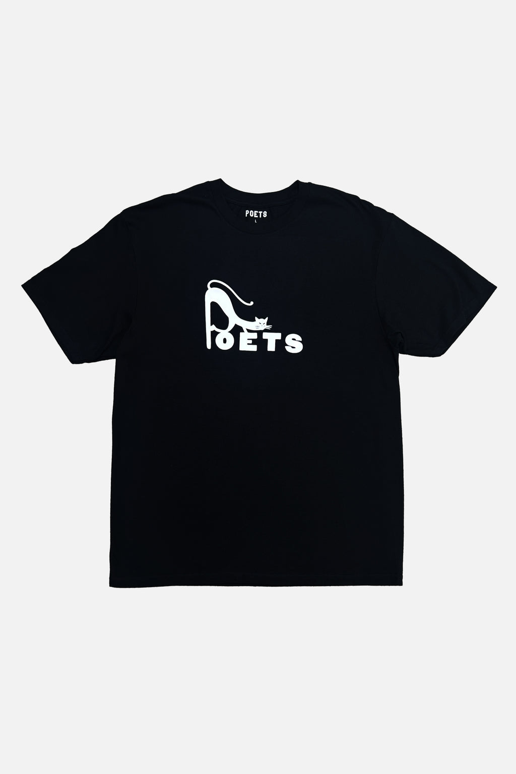 POETS Hanna Tee Black graphic t-shirt made in USA
