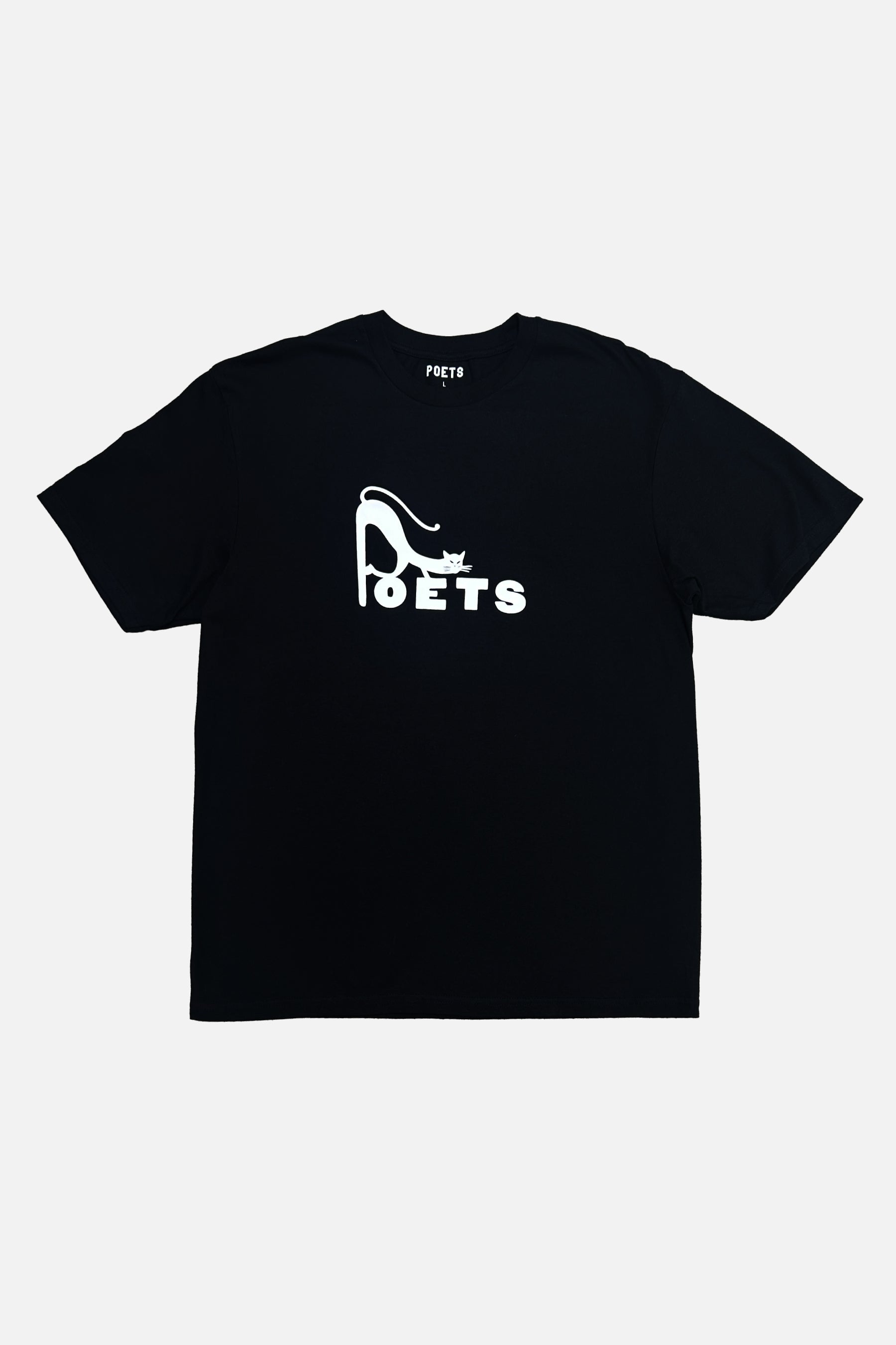 POETS Hanna Tee Black graphic t-shirt made in USA