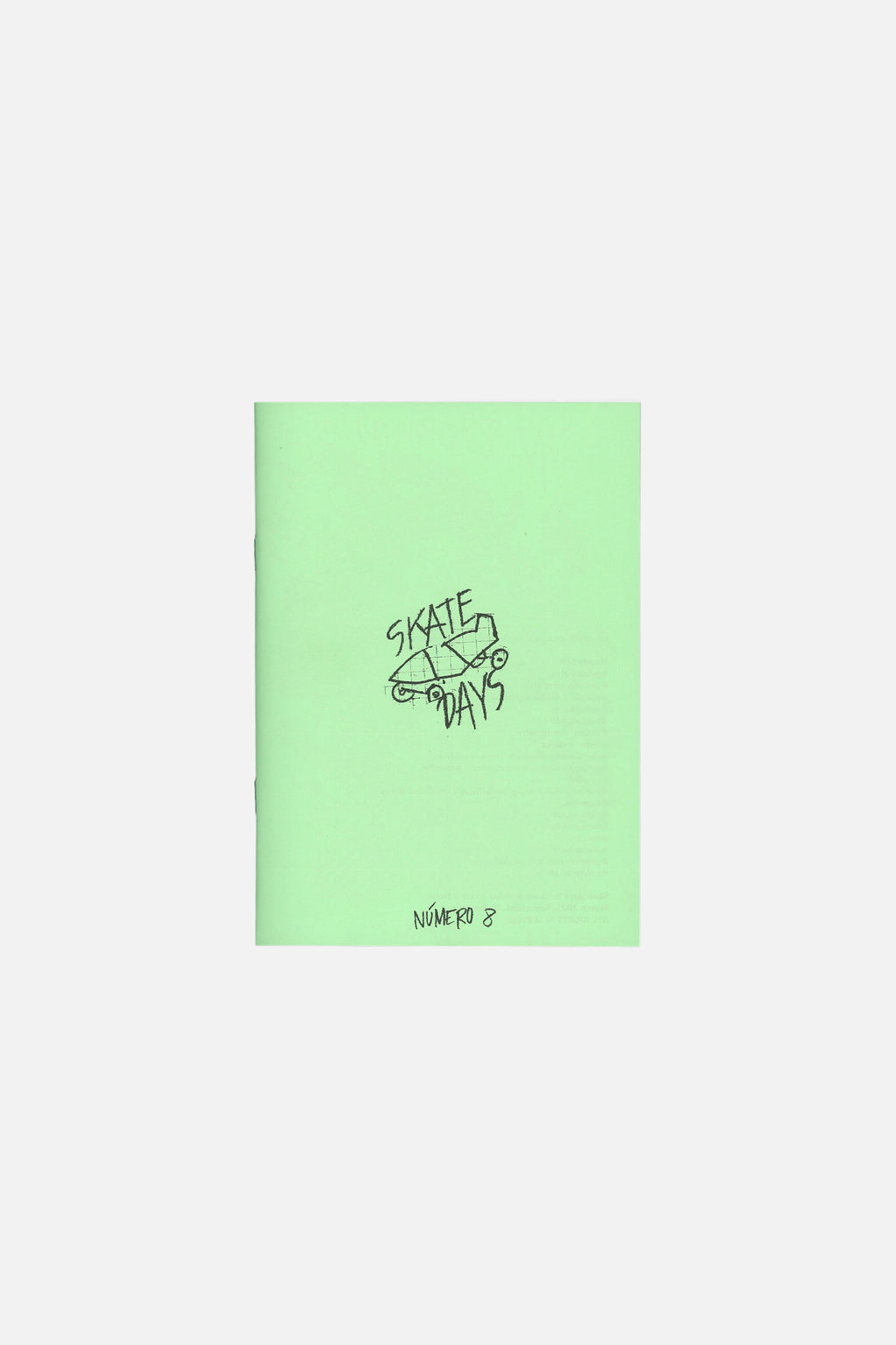SKATE DAYS NUMERO 8 バルセロナに近い町より少数出版されている、リソグラフプリントのスケートジン