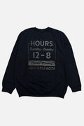 16 Original Crew sweatshirt orange body with white printed graphic